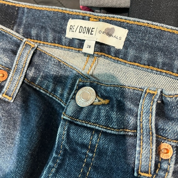 RE/DONE
High Rise Ankle Crop Jeans - Picture 12 of 15